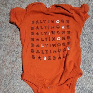 Orioles baby onsie